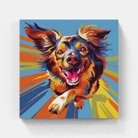Dog bark roam joy-Canvas-artwall-Artwall