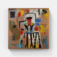 Basquiat's Colorful Universe-Canvas-artwall-Artwall