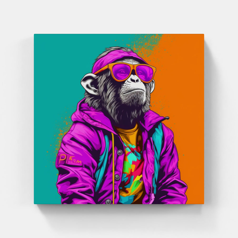 Energetic Monkey Art-Canvas-artwall-Artwall