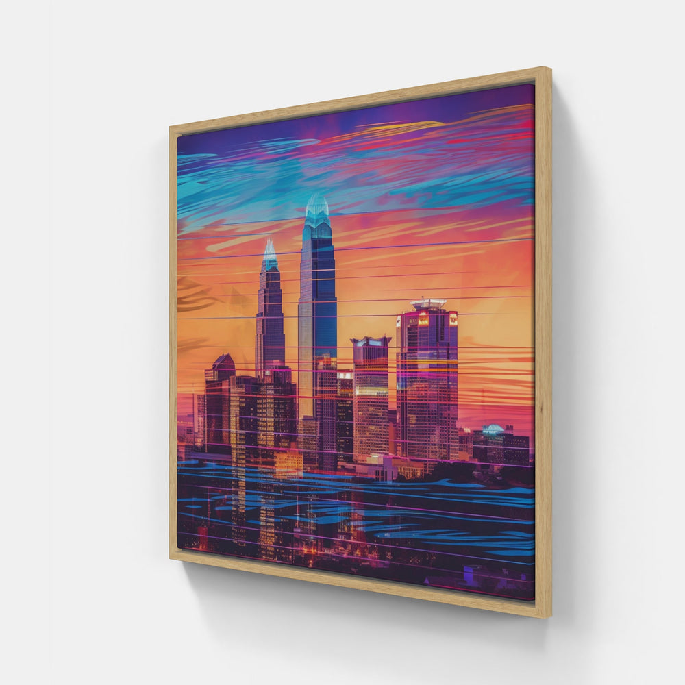 Serene Skyline View-Canvas-artwall-Artwall