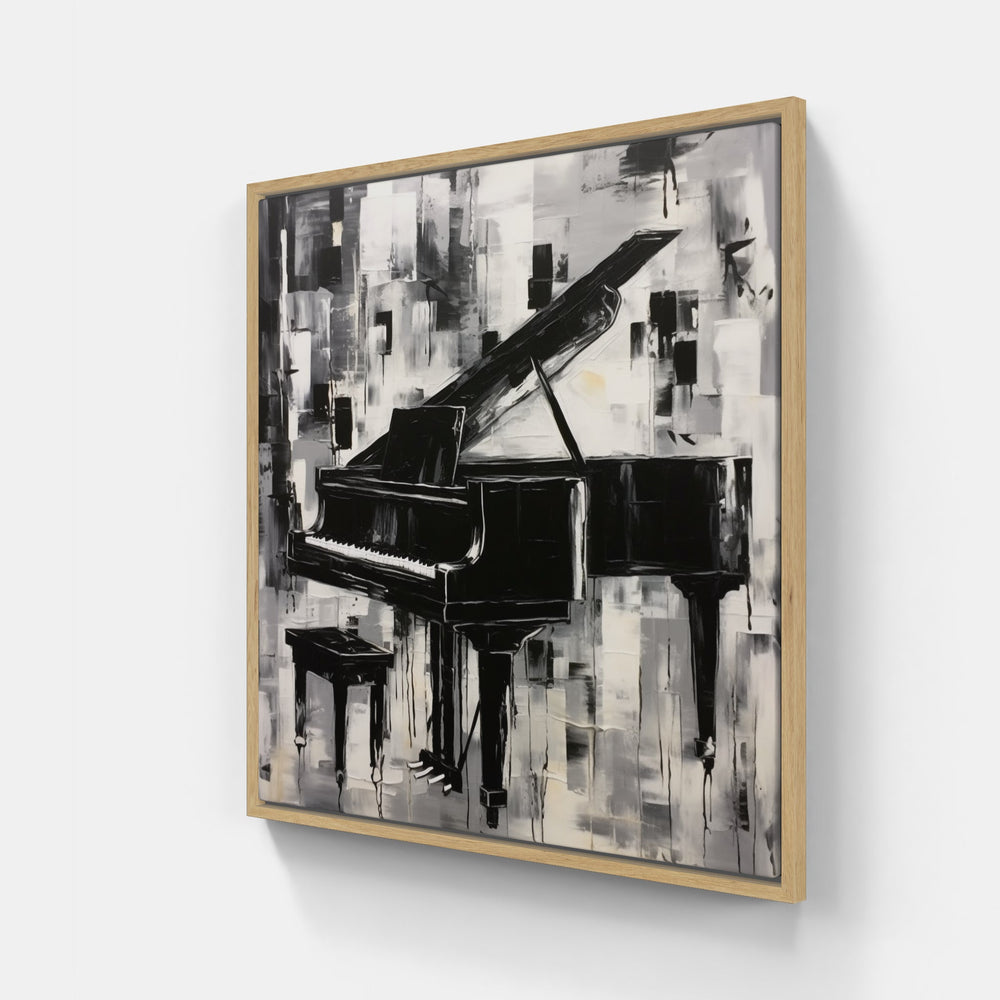 Resonant Piano Notes-Canvas-artwall-Artwall