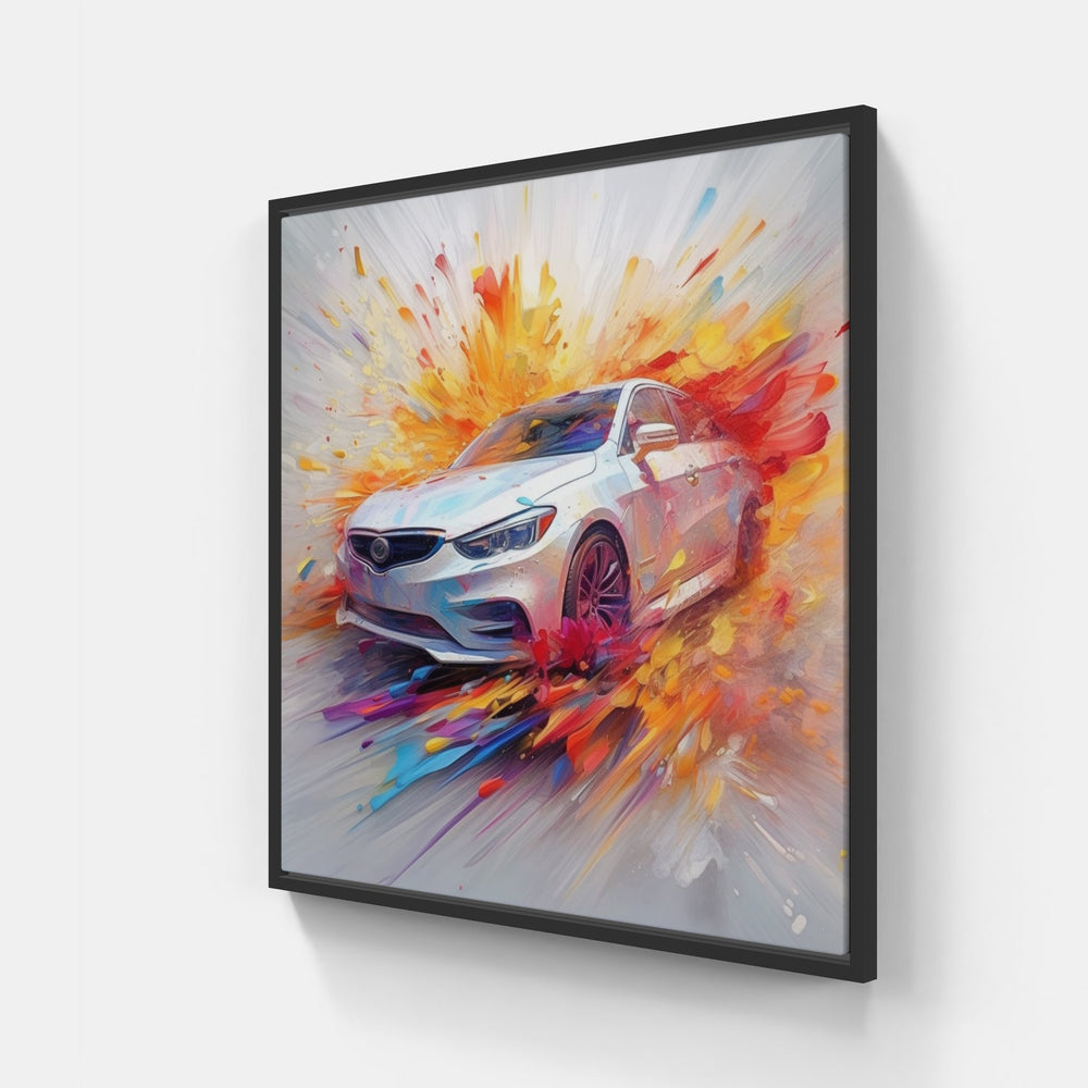 Driven Creations-Canvas-artwall-20x20 cm-Black-Artwall