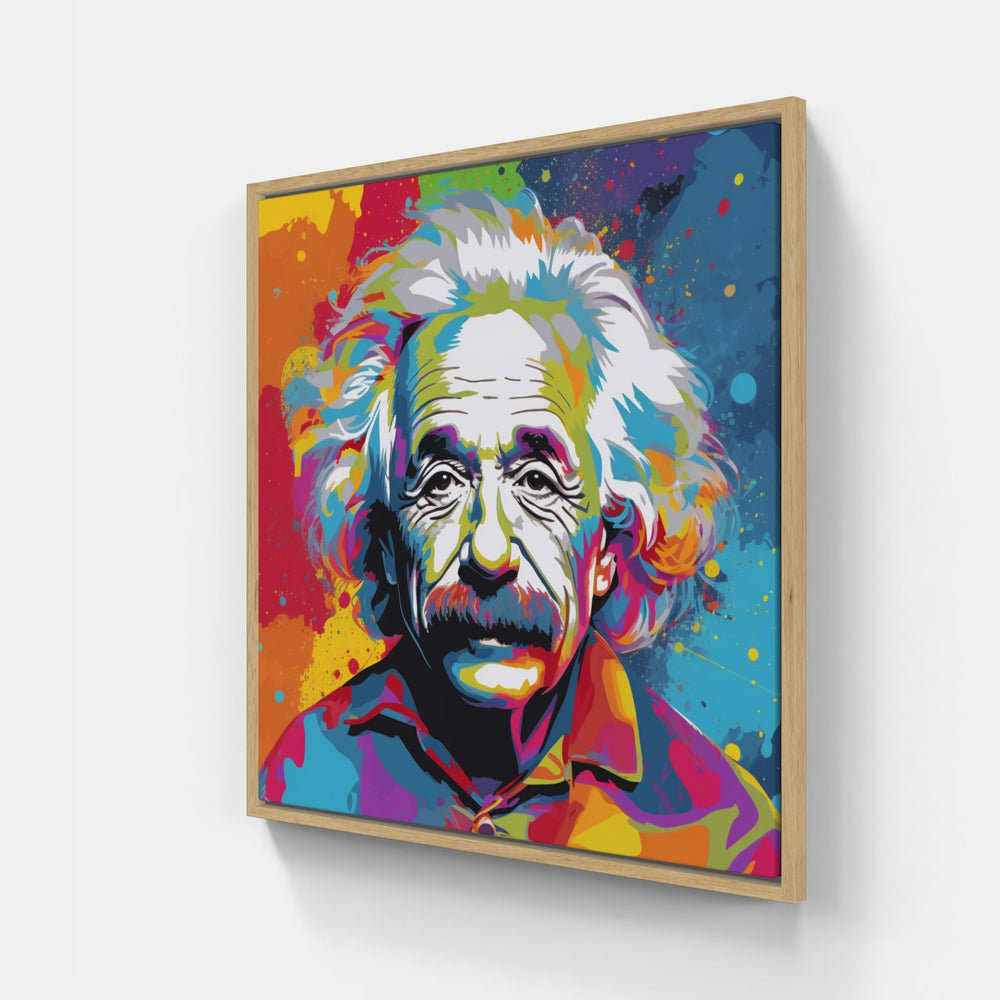 Einstein spirit-Canvas-artwall-Artwall