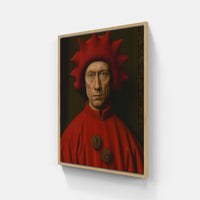 Masterful Van Eyck Technique-Canvas-artwall-20x20 cm-Wood-Artwall