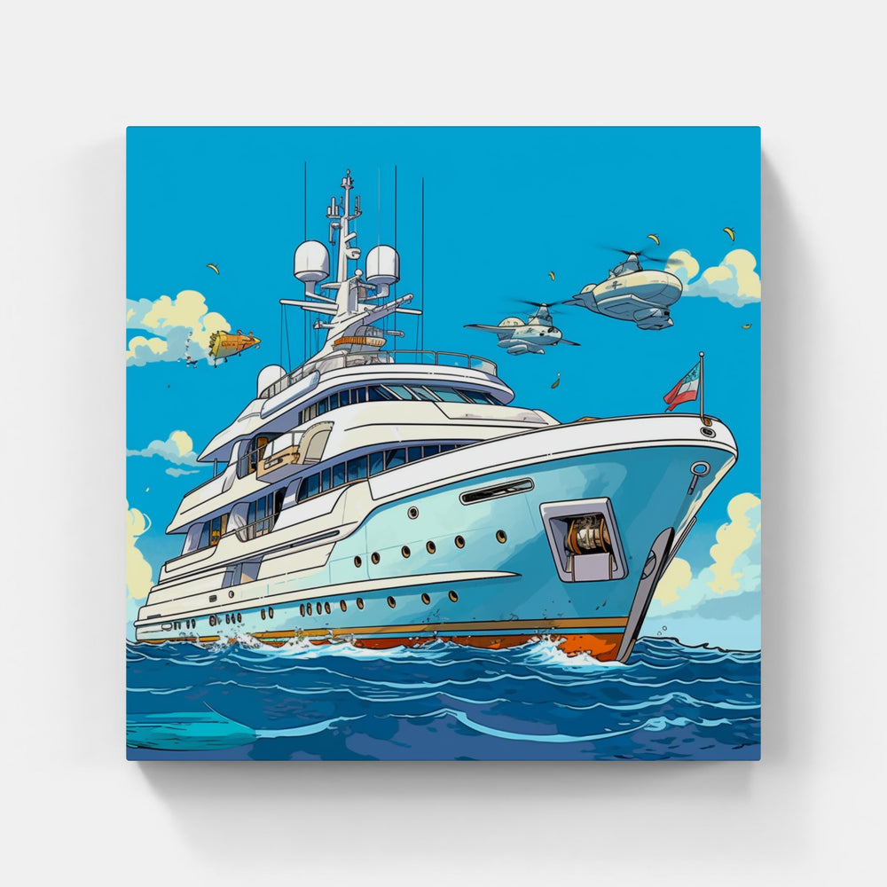 Seafaring Dreams Stunning Boat-Canvas-artwall-Artwall