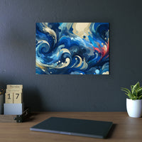 Bleu ciel espoir.- Tableau aluminium