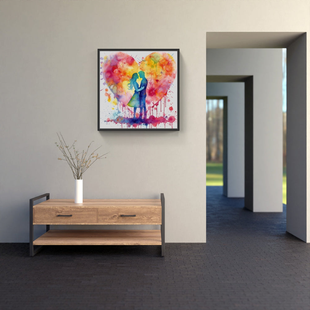 Hearts Unite Forever-Canvas-artwall-Artwall