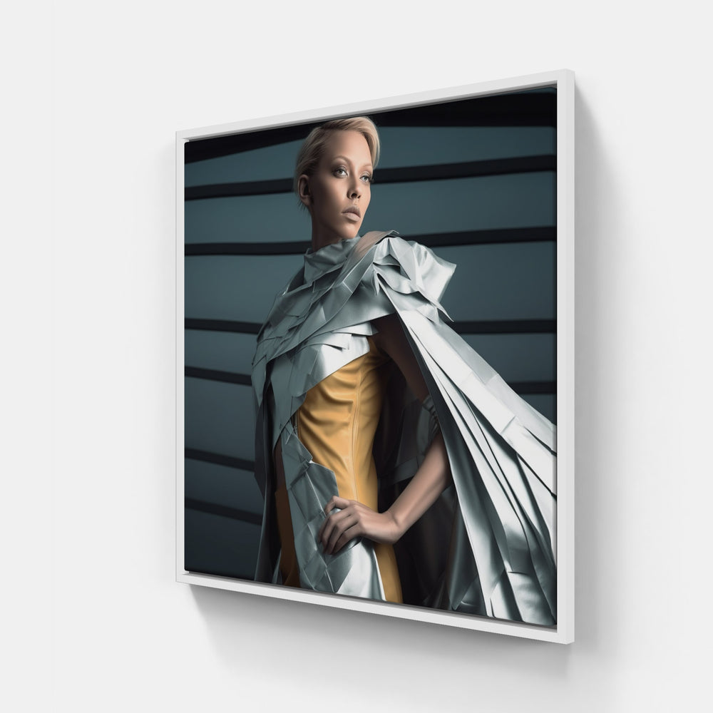 Fashion's Timeless Charm-Canvas-artwall-20x20 cm-White-Artwall