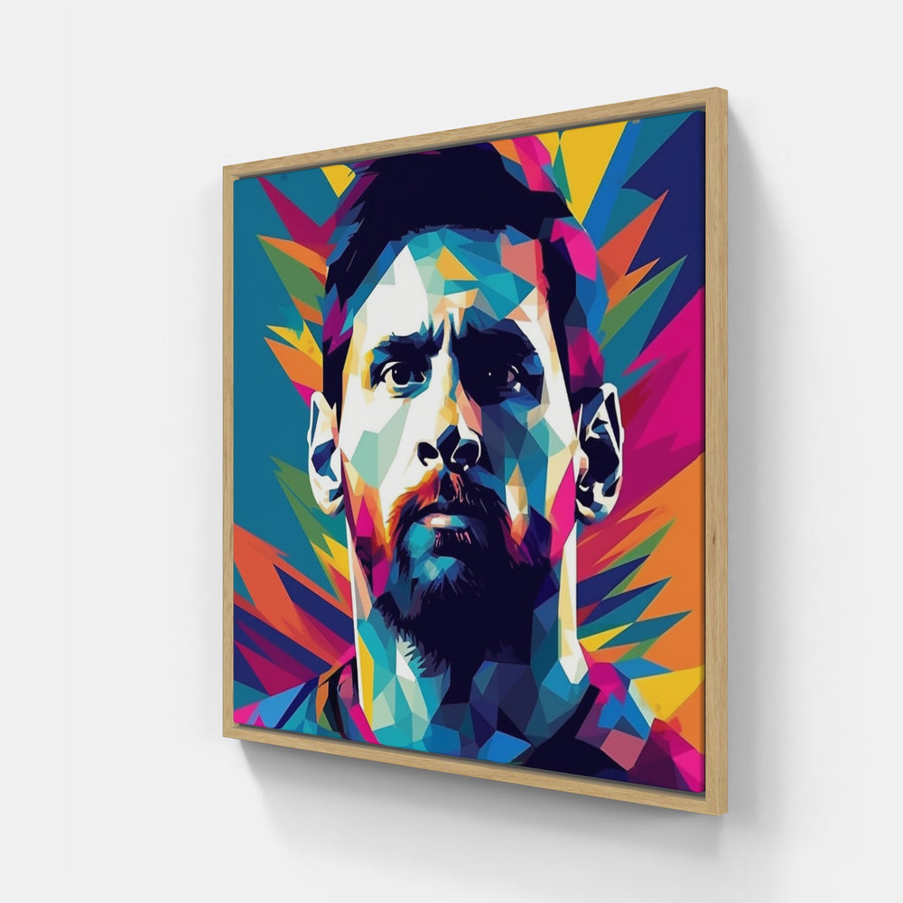Messi Goal-Canvas-artwall-Artwall