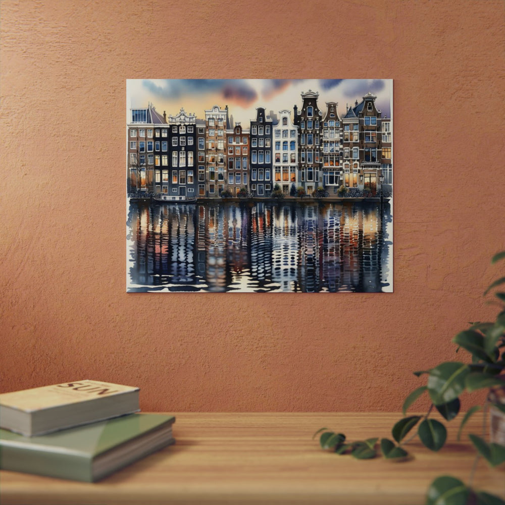 Amsterdam, rêve sublime.- Tableau aluminium