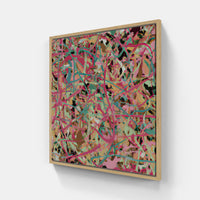 Pollock swirls-Canvas-artwall-20x20 cm-Wood-Artwall