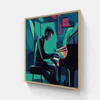 Rhythmic Piano Canvas-Canvas-artwall-Artwall
