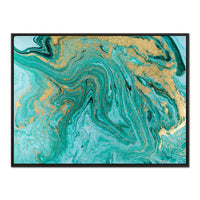 Abstract Marble Gold Canvas