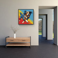 Dog Love Joy Peace-Canvas-artwall-Artwall