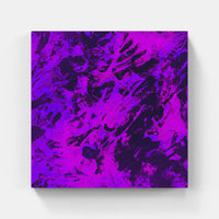 Purple on time blooms-Canvas-artwall-Artwall