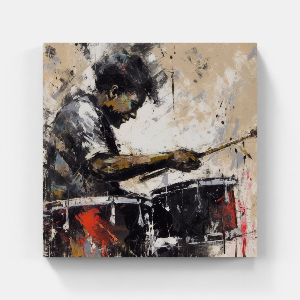 Dazzling Drum Cadence-Canvas-artwall-Artwall