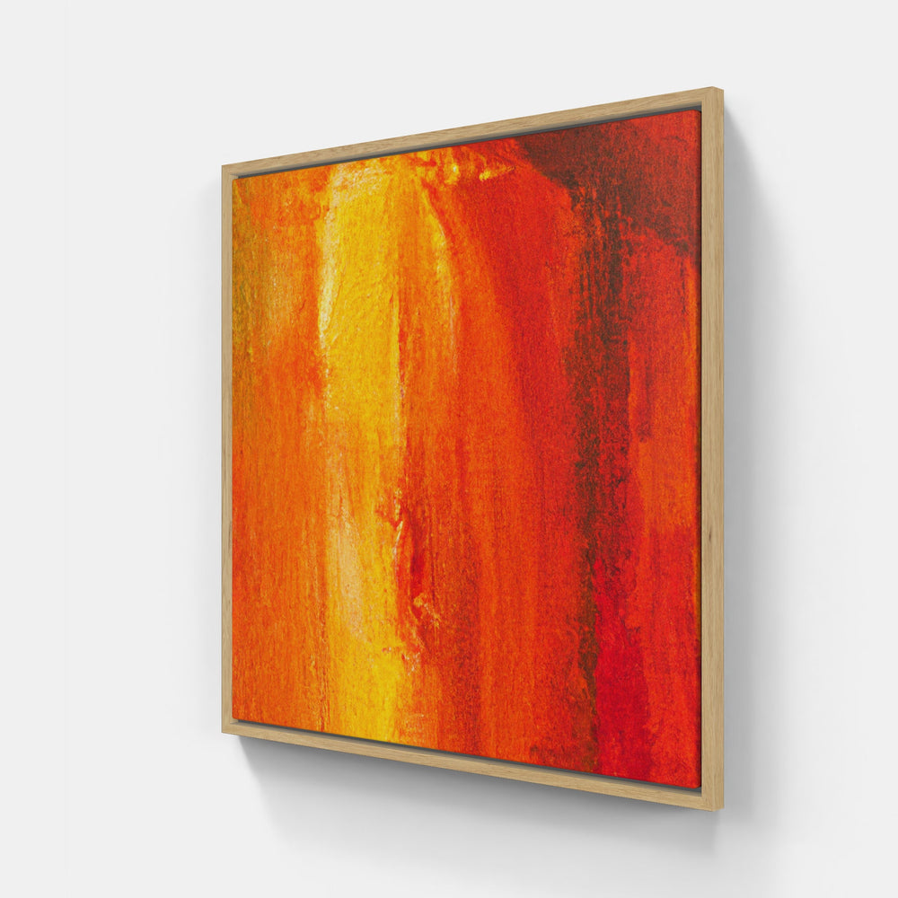 Orange blossom sweet-Canvas-artwall-20x20 cm-Wood-Artwall