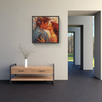 Tender Kiss Devotion-Canvas-artwall-Artwall