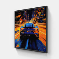 Vehicular Vibes-Canvas-artwall-20x20 cm-Black-Artwall