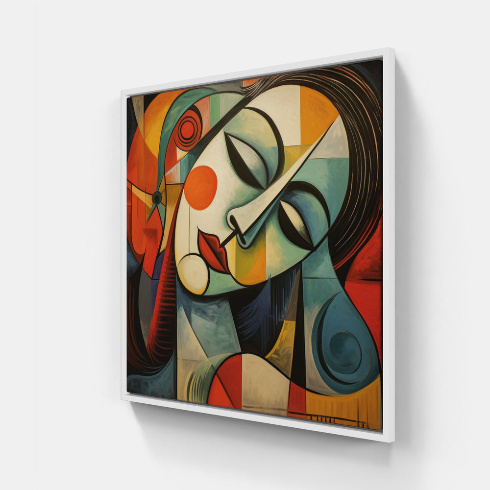 Picasso's Surreal Inspiration-Canvas-artwall-20x20 cm-White-Artwall