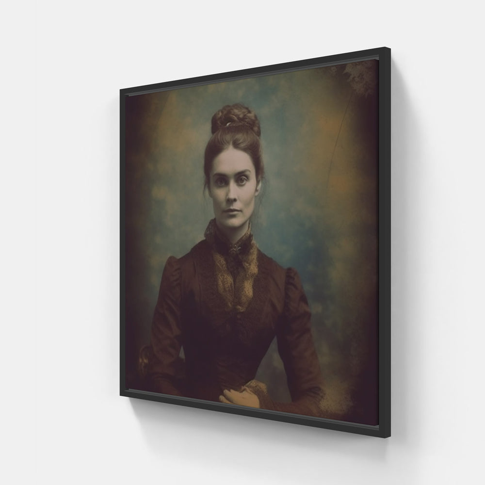 Daguerreotype Reverie-Canvas-artwall-20x20 cm-Black-Artwall
