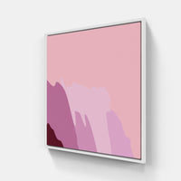 Pink blossom wings soar-Canvas-artwall-20x20 cm-White-Fine Paper-Artwall