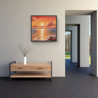 Radiant Sunset Euphoria-Canvas-artwall-Artwall