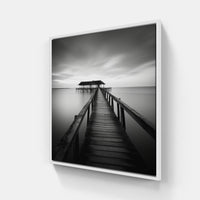 Essence of Simplicity-Canvas-artwall-40x40 cm-White-Artwall