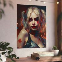 Harley Quinn painting tableau aluminium