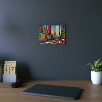 New York, vie nouvelle.- Tableau aluminium