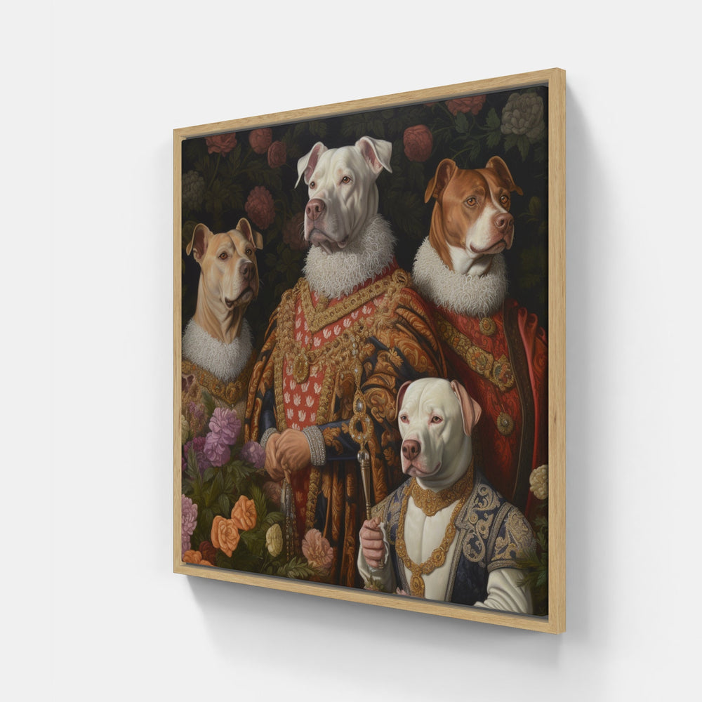 Pawsome Pup-Canvas-artwall-20x20 cm-Wood-Artwall