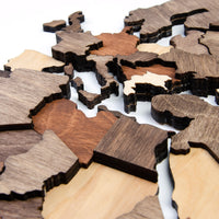 Décoration bois monde 3D