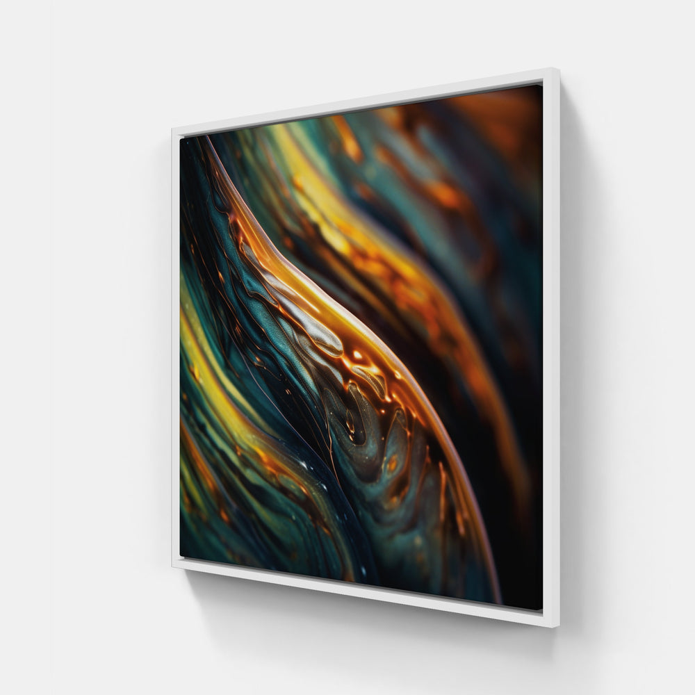 Harmony in Motion-Canvas-artwall-40x40 cm-White-Artwall