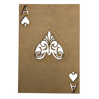 Wood Decoration Ace of Spades