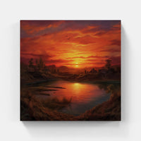 Sunset Solitude Canva-Canvas-artwall-Artwall