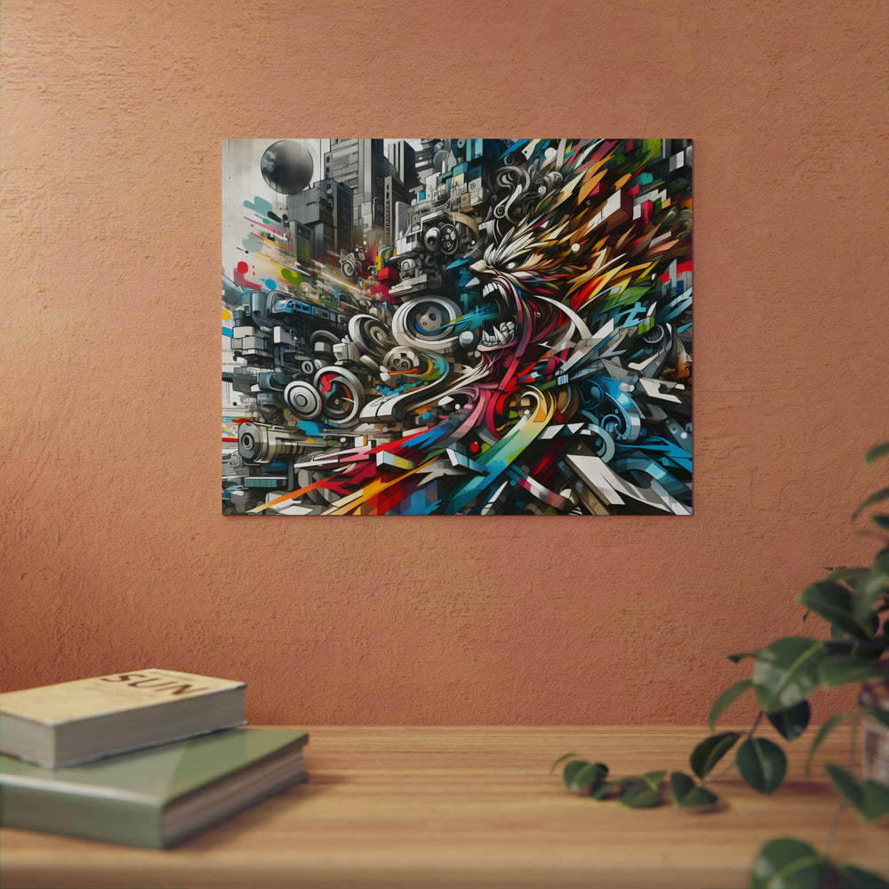 Graffiti Art Amour- Tableau aluminium