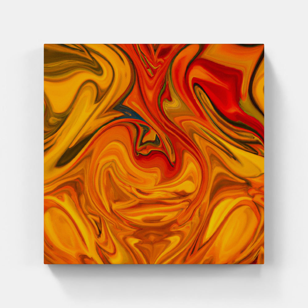 orange waits patiently-Canvas-artwall-Artwall