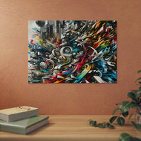 Graffiti Art Amour- Tableau aluminium