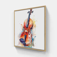 Serene Violin Melody-Canvas-artwall-Artwall
