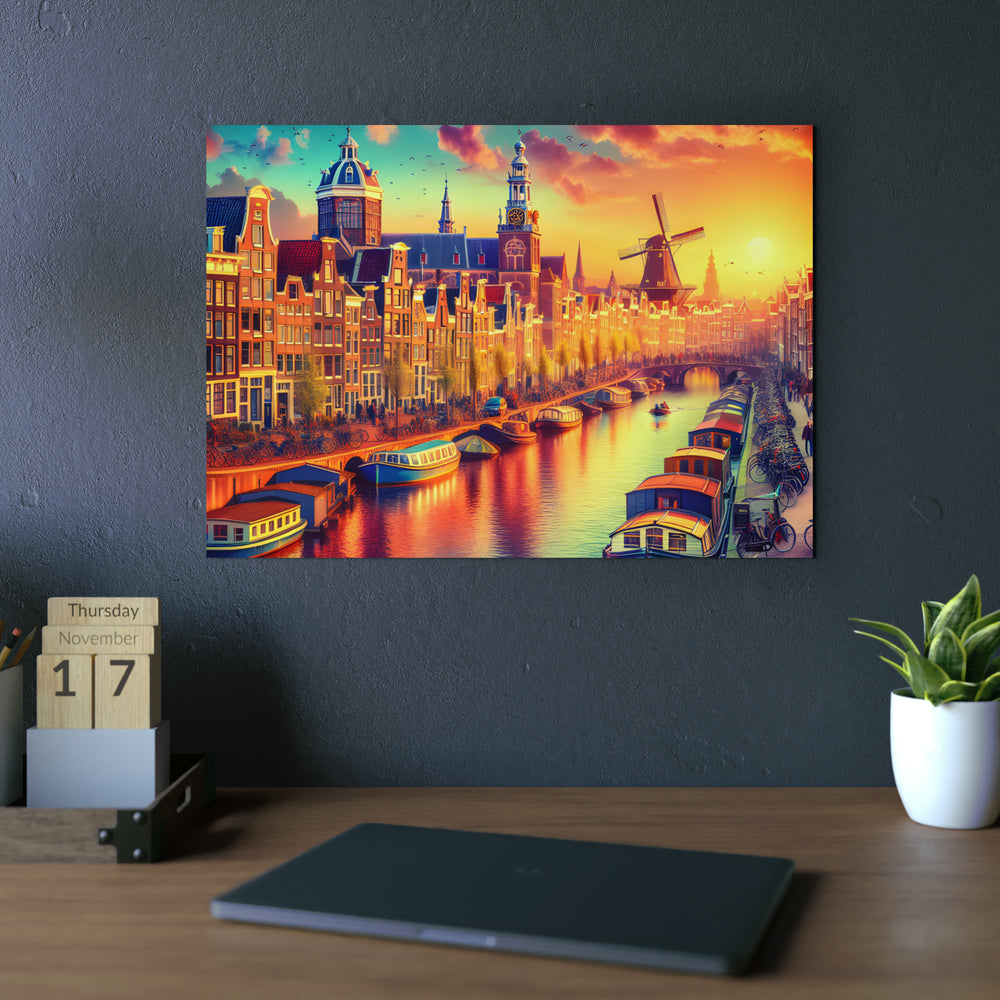 Amsterdam, Dreamland!- Tableau aluminium