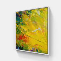 Yellow summer bright-Canvas-artwall-20x20 cm-White-Artwall