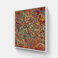 Jackson Pollock Drip-Canvas-artwall-20x20 cm-White-Artwall