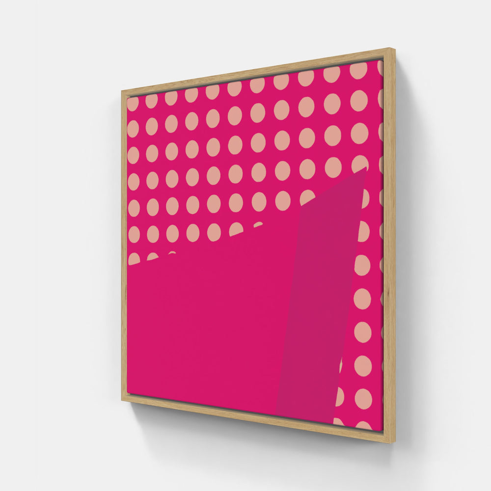 Pink On Pink-Canvas-artwall-20x20 cm-Wood-Fine Paper-Artwall