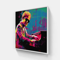 Majestic Piano Composition-Canvas-artwall-20x20 cm-White-Artwall