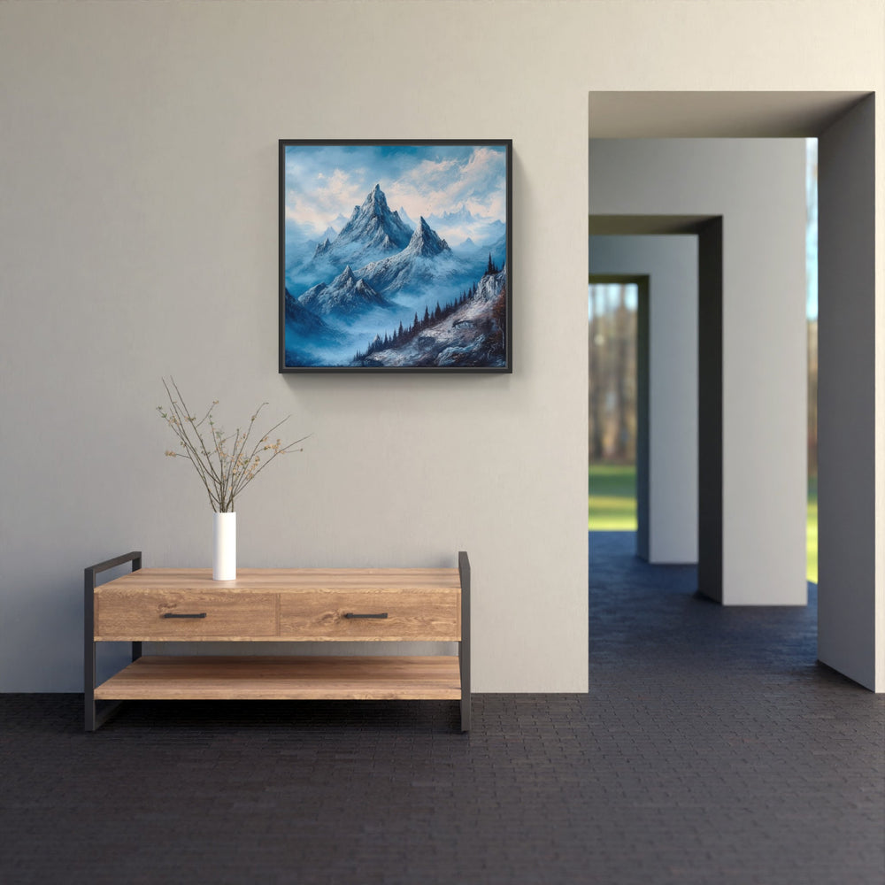 Picturesque Mountain Scene-Canvas-artwall-Artwall