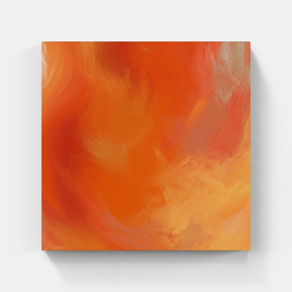 Orange always timely-Canvas-artwall-Artwall