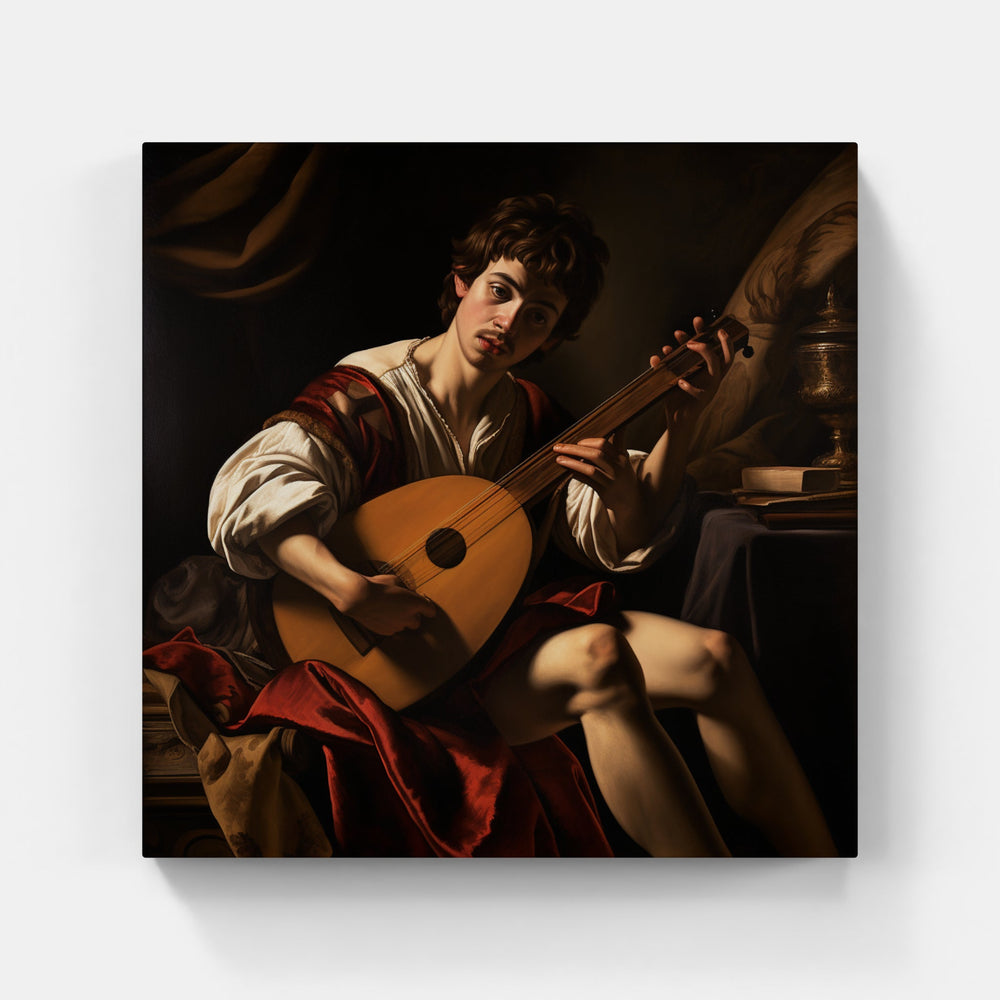 Caravaggio's Serene Silence-Canvas-artwall-Artwall