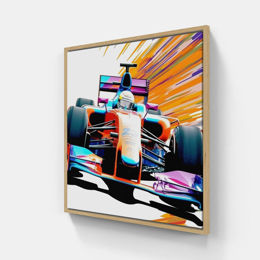 Pursuit of Velocity Formula 1-Canvas-artwall-Artwall