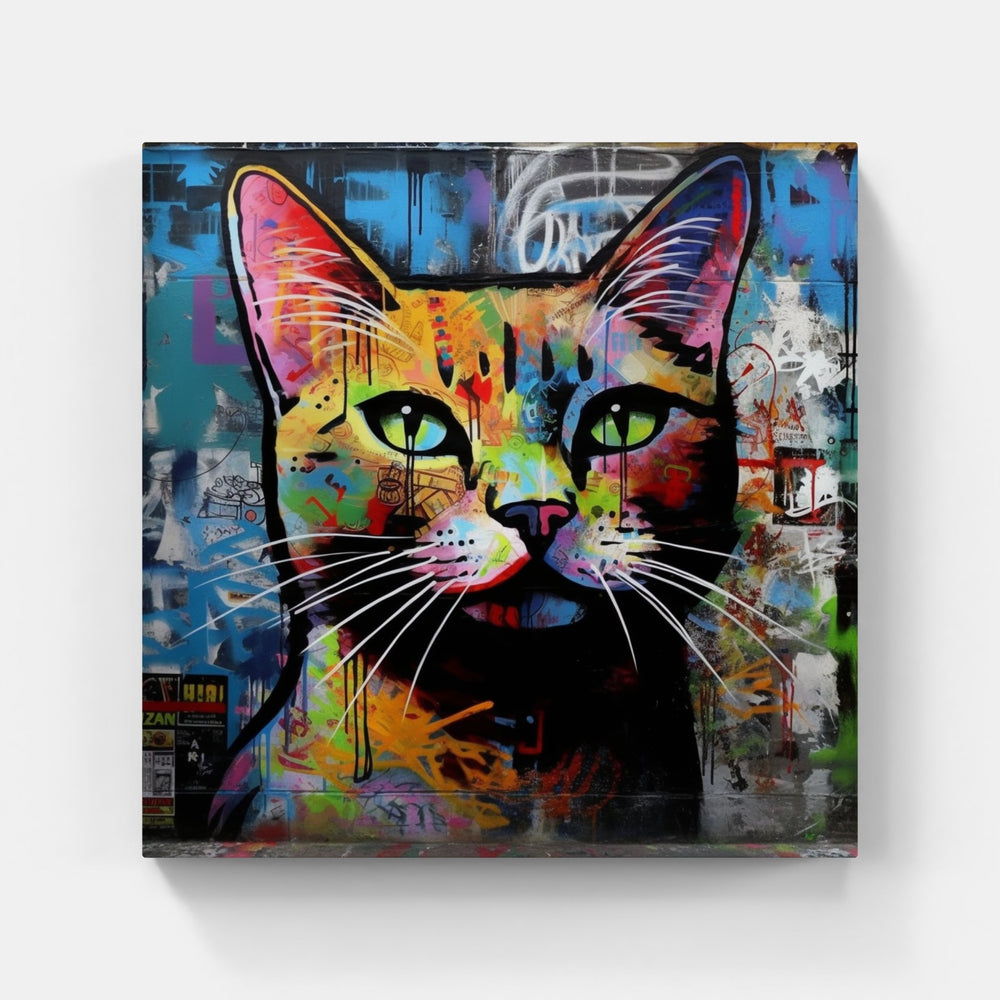 Cat Fuzz Soft Fur-Canvas-artwall-Artwall