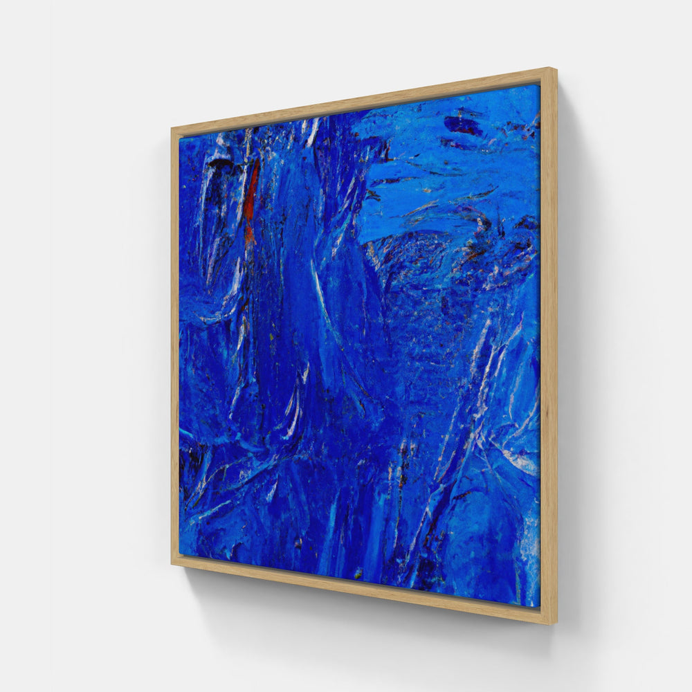 Blue sky bright-Canvas-artwall-20x20 cm-Wood-Artwall